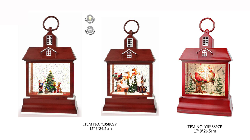 アクリルウォーターモーションライト サンタクロース&ツリー/サンタクロース&トナカイ/トウレッドバード SJ-21