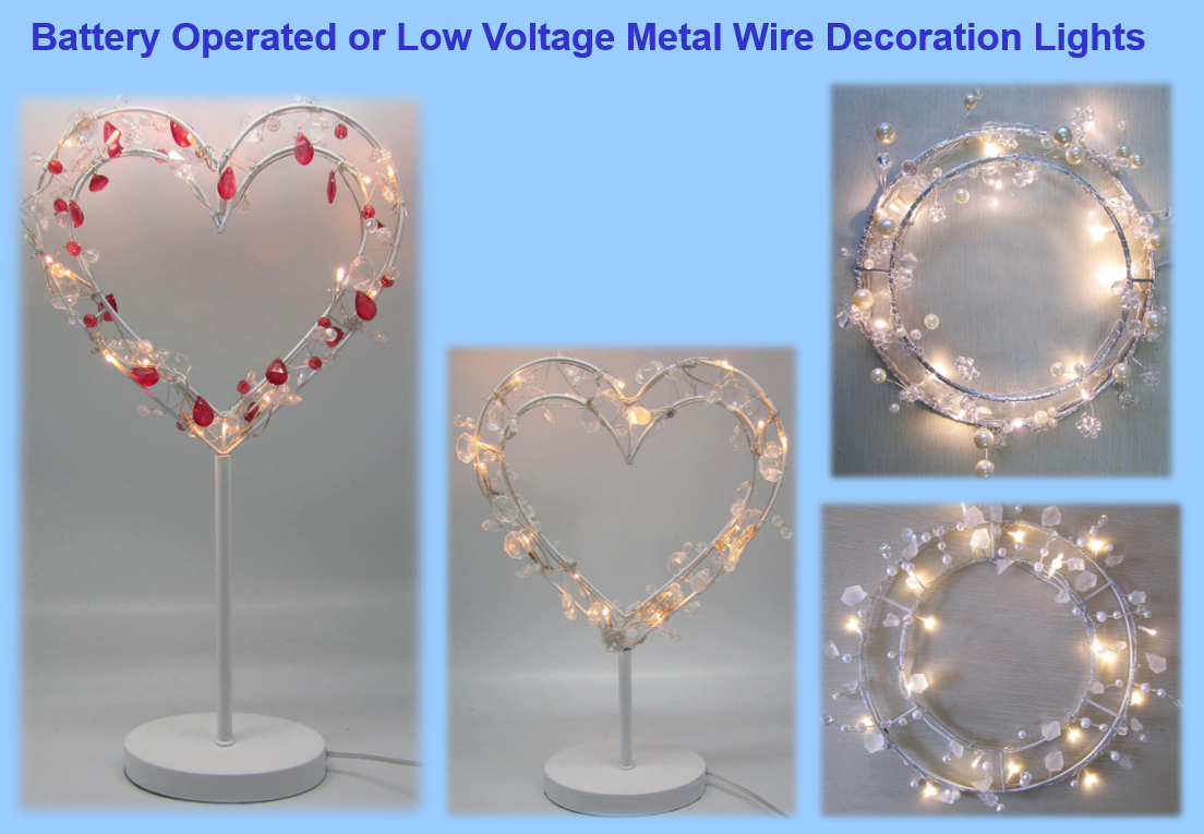 2Dメタルワイヤーデコレーションライト