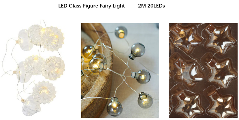 ガラスフィギュアフェアリーライト