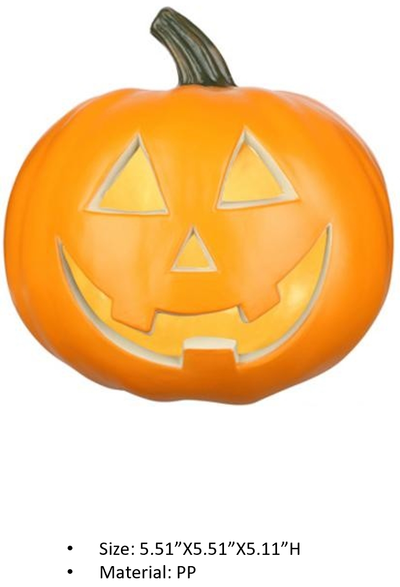 PPオレンジ色パンプキンモデルライト