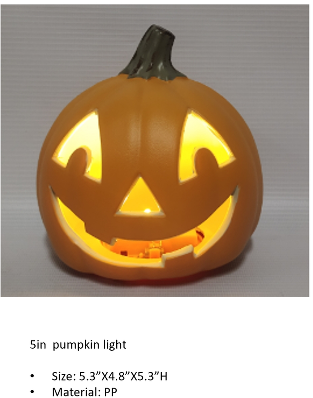 PP 5インチ オレンジパンプキンモデルライト 