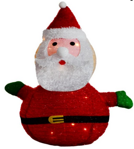 布で包まれたサンタの折りたたみ式ライト