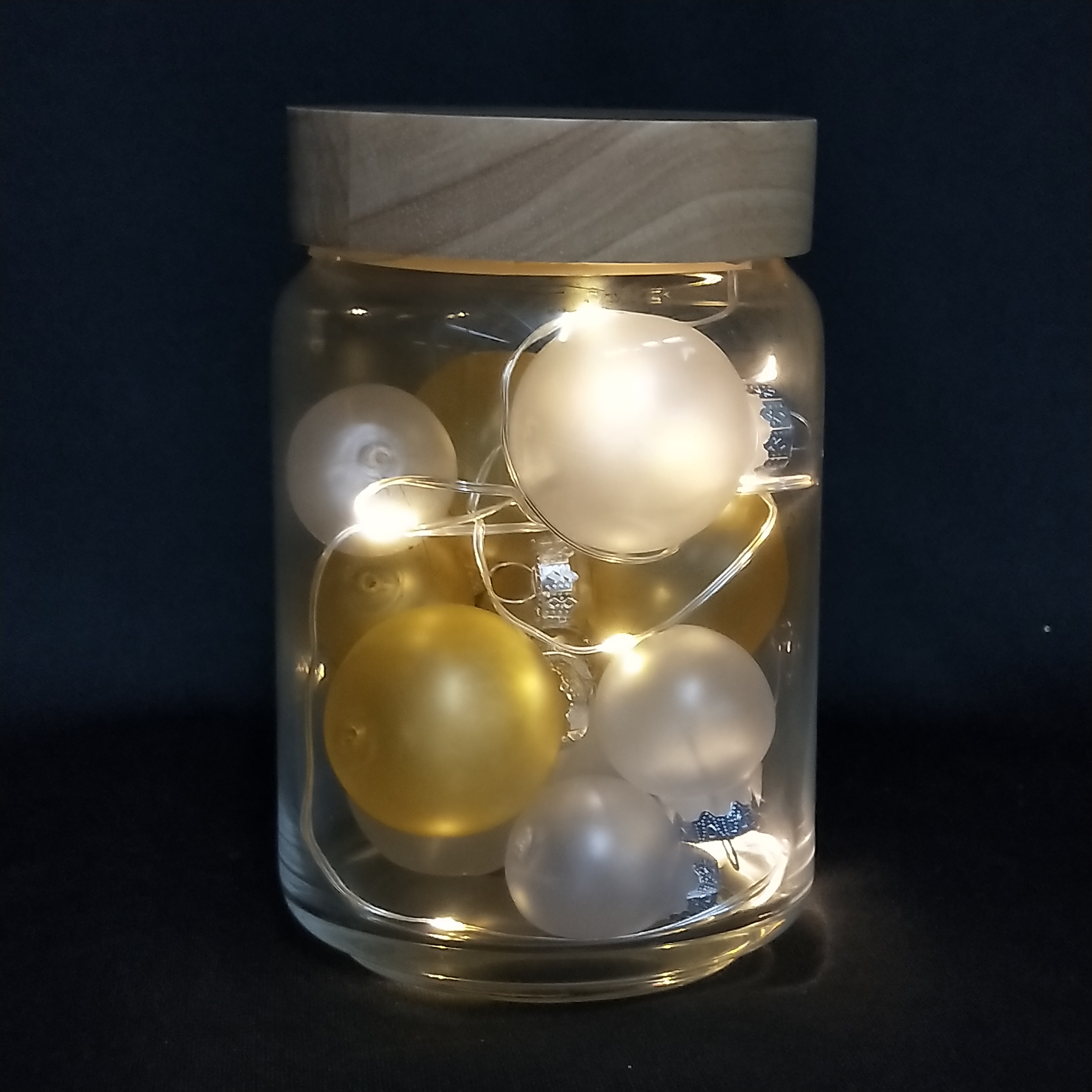 ガラスポット+PETボールライト 