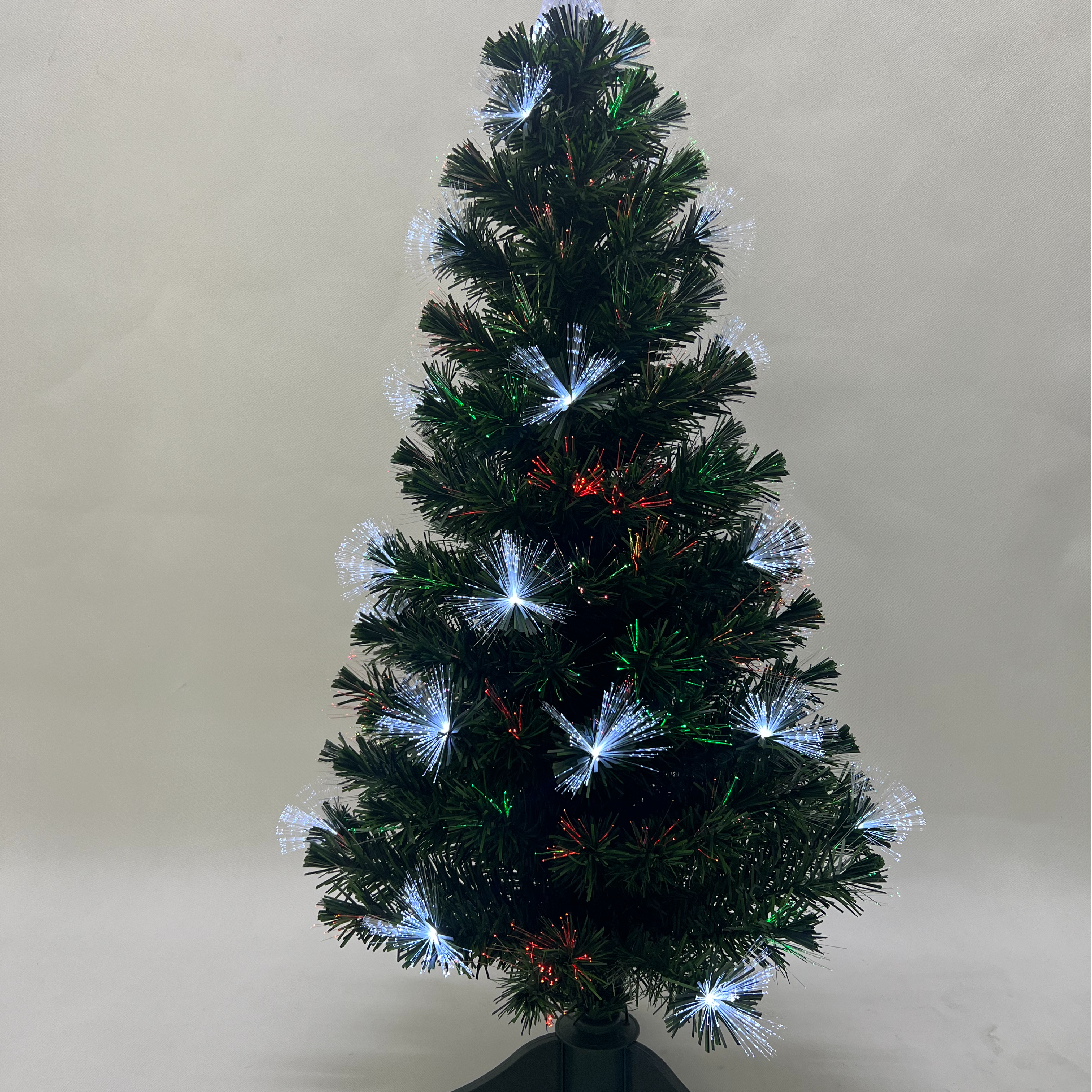 X'mas グリーンカラー クリスタルファイバーツリーライト メイトル脚付き - 22