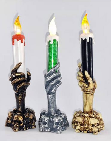 アクリル製ハロウィンボーンキャンドルライト