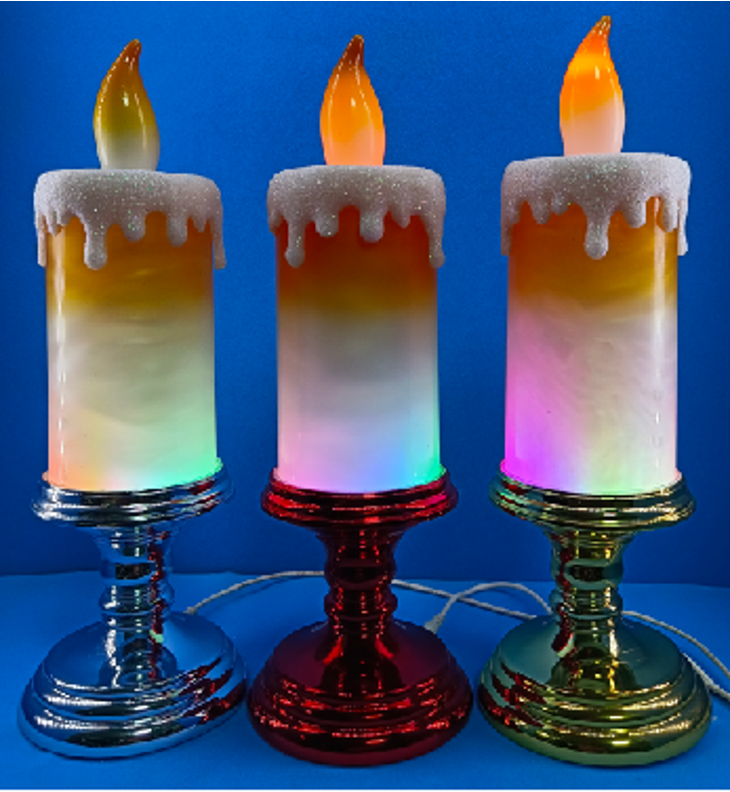 アクリルカラーのキャンドルライト