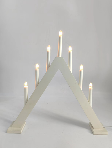 7 LED 木製キャンドルブリッジライト 2