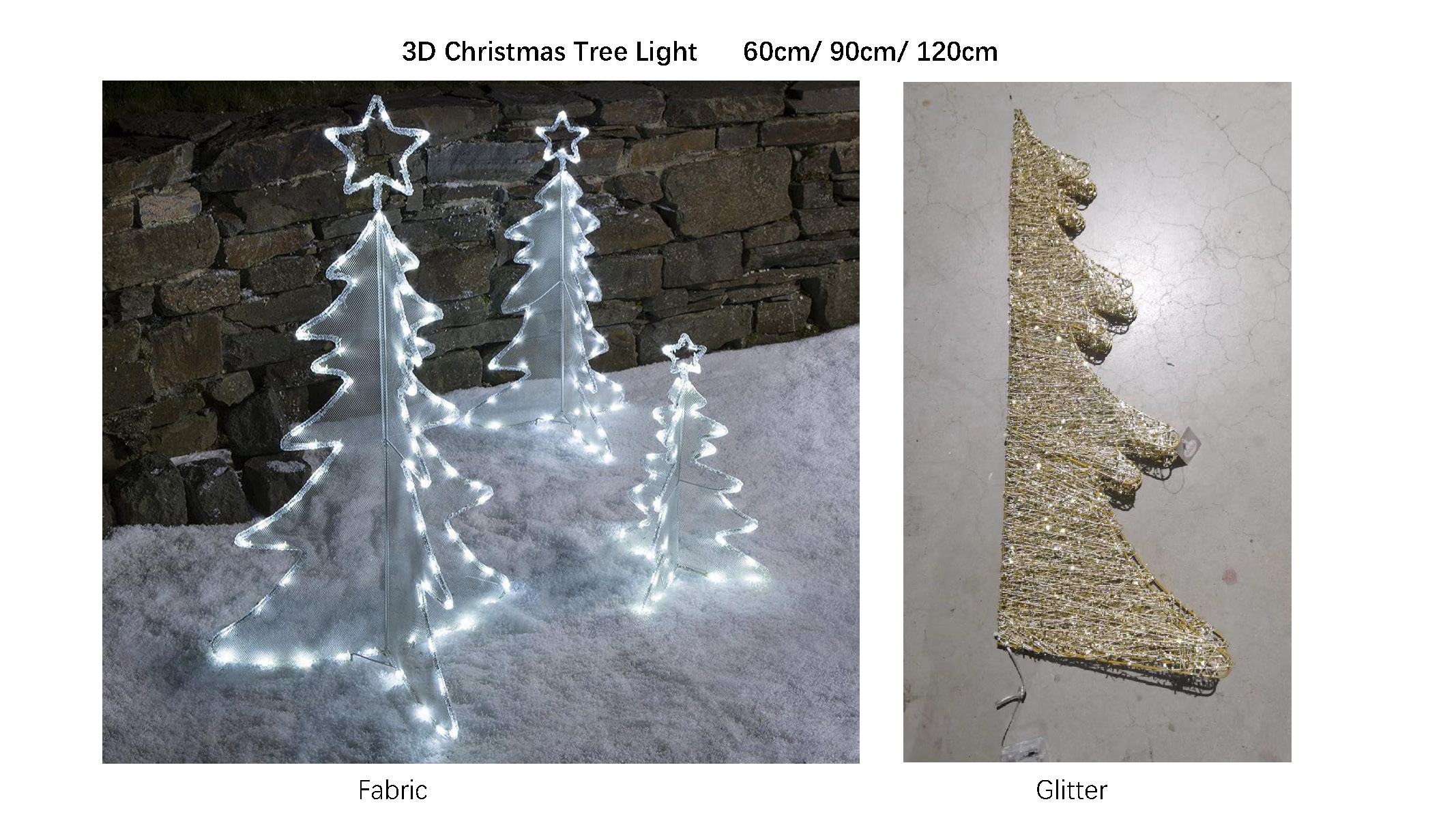 3Dクリスマスツリーライト