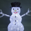 PS 3D 雪だるまクリスタル ライト
