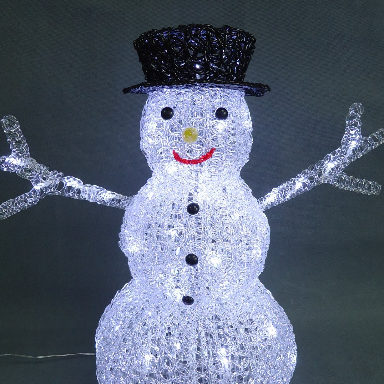 PS 3D 雪だるまクリスタル ライト