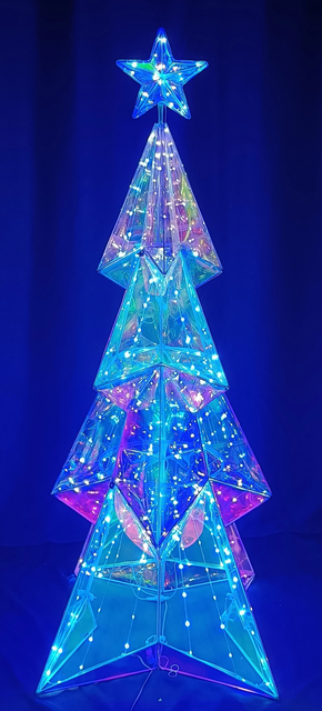 PVC マジックカラー + メタルクリスマスツリーモデリングライト