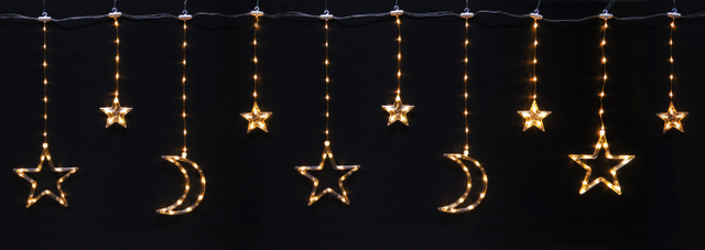 スター&ムーン カーテンライト2