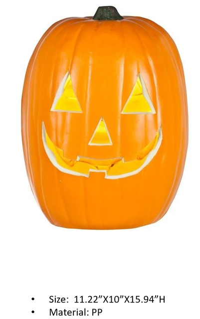 PPオレンジ色パンプキンモデルライト 