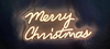 アクリル板メリークリスマス文字ライト