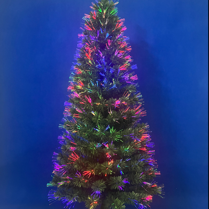 X'mas グリーンカラー クリスタルファイバーツリーライト メイトル脚付き - 24