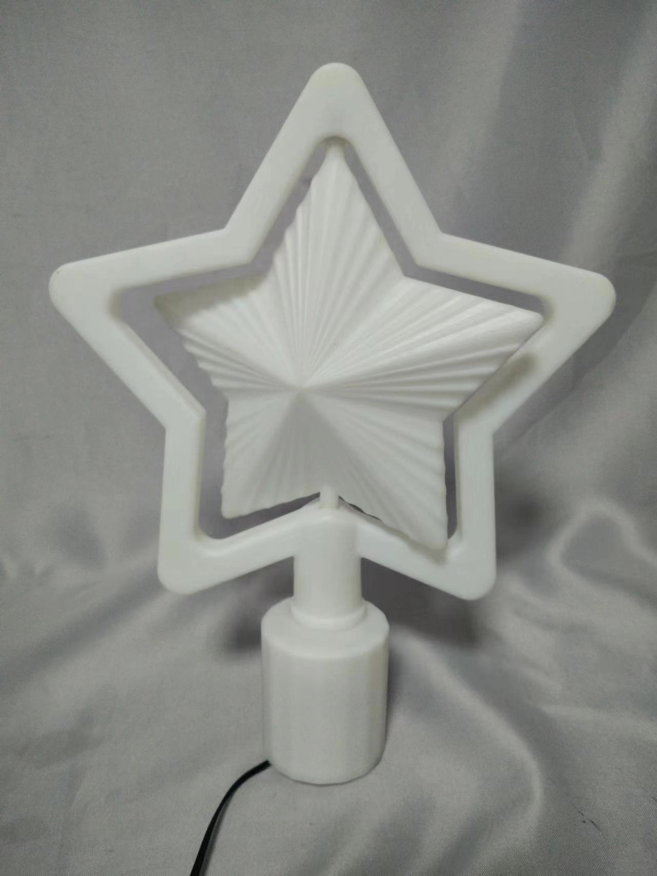 自動回転を伴うフレームの回転ツリートップスター