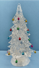 カラーボール付きアクリル透明クリスマスツリーライト