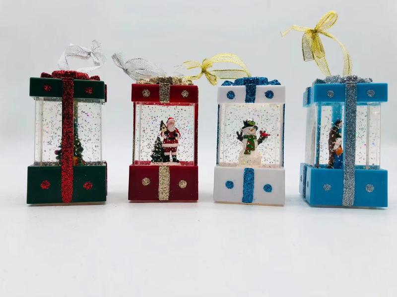 アクリル注水ギフトランタン 雪だるま&サンタクロース&キャラクター型