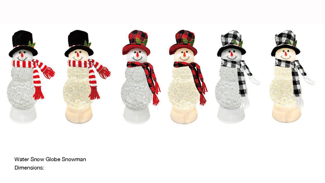 アクリルウォータースノーグローブフィギュア スノーマン SR-121