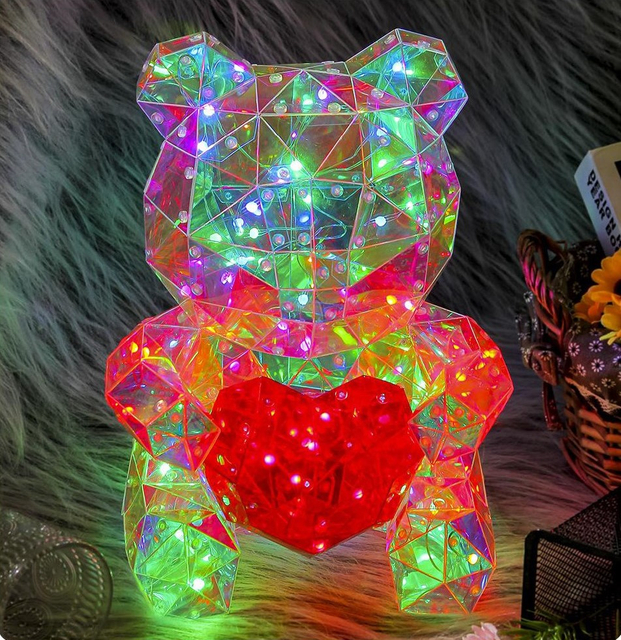 カラフルなラブベア