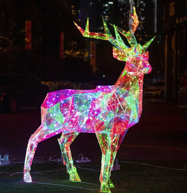 興味をそそるクリスマスのの鹿の色