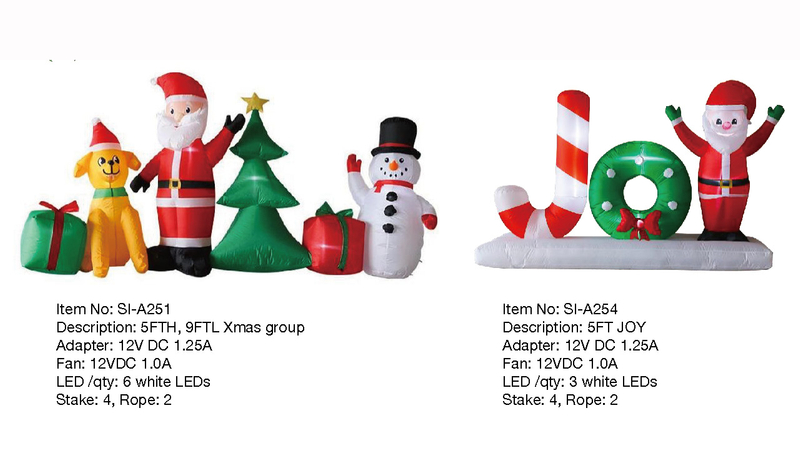 クリスマスグループとJOYインフレータブルライト