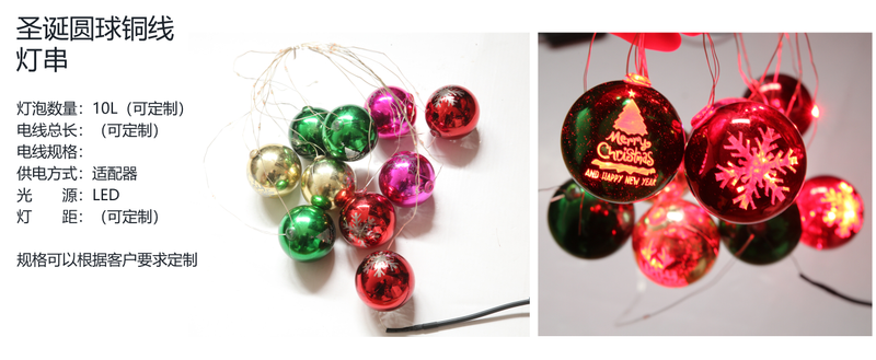 クリスマスボールライト