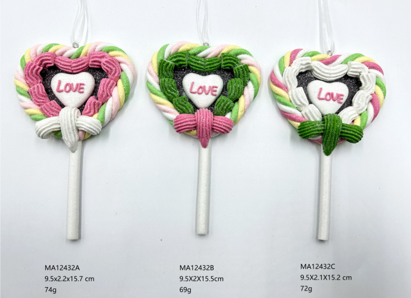 粘土生地ラブハートロリポップ- 37