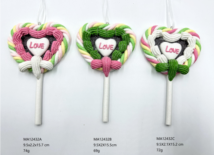 粘土生地ラブハートロリポップ- 37