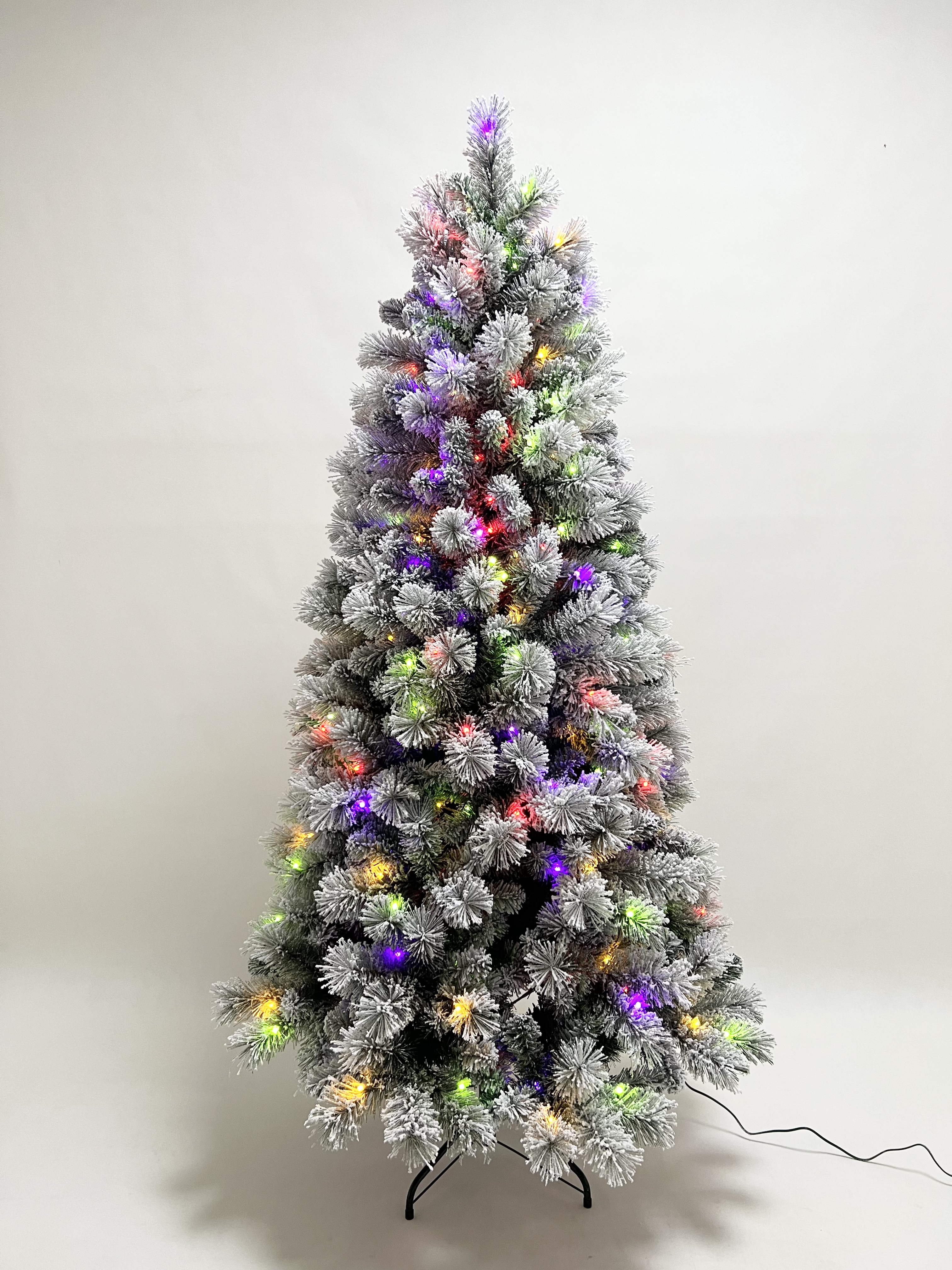 X'mas グリーンカラー+植毛 通常のクリスマスツリー ライト - 36