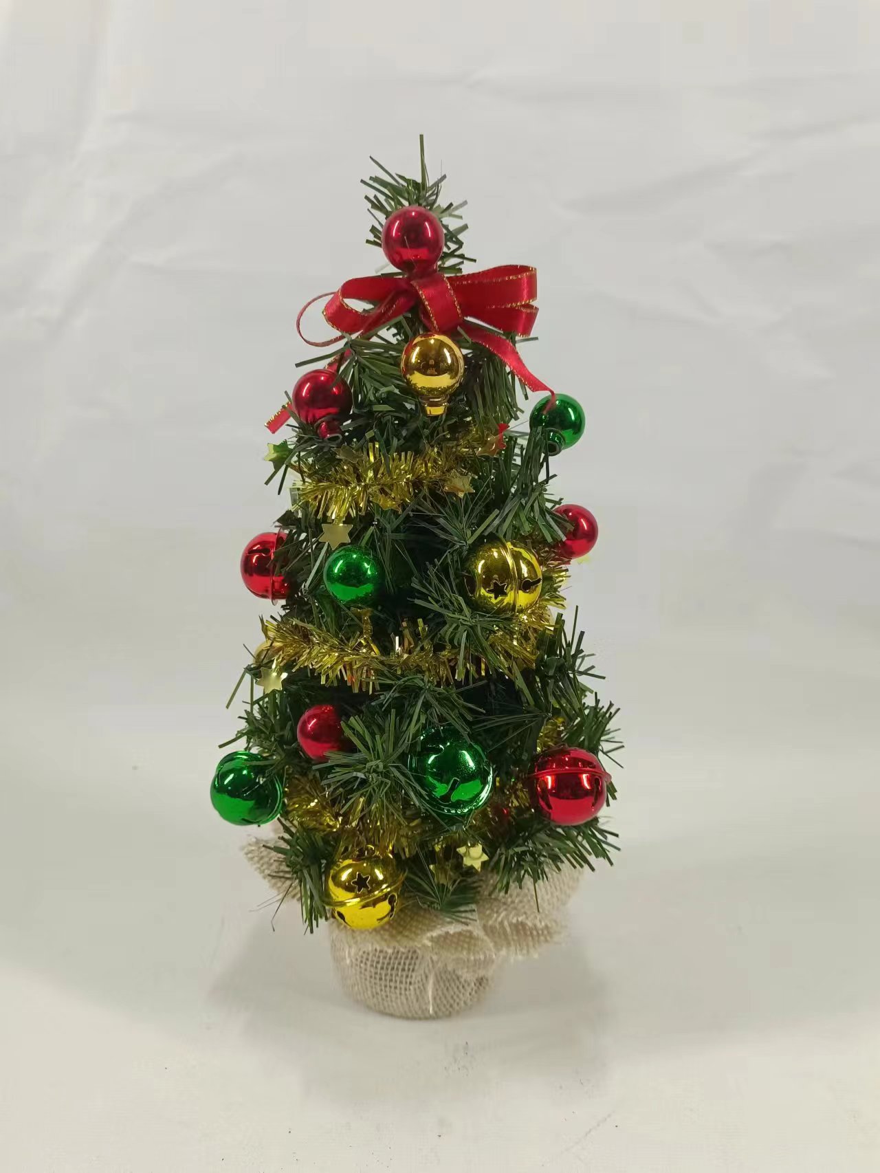 X'masグリーンミニツリー 洗面器+デフコル付き。ボール/赤ベルト - 28