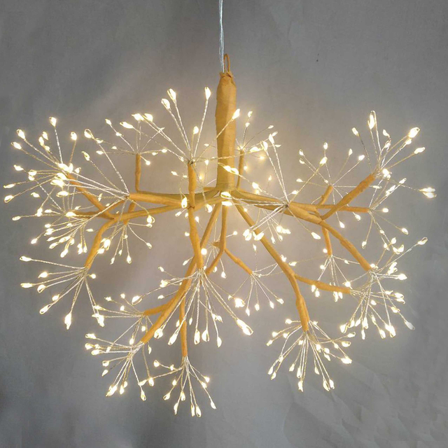 タンジェリンオレンジ色の枝、パーティー/イベントのためのお祝いの装飾ランプ/屋内雰囲気のある花火光のライト（直径30cmのスパークラーヘッドデザイン）