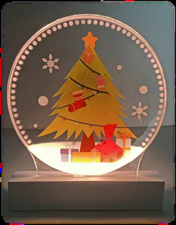 アクリル製のクリスマスライトの装飾と装飾品