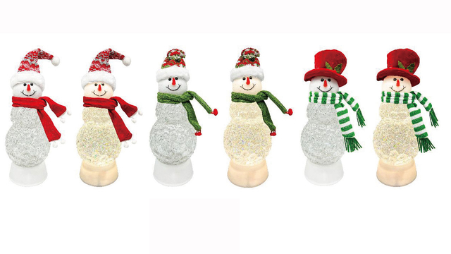 アクリルウォータースノーグローブフィギュア スノーマン SR-122