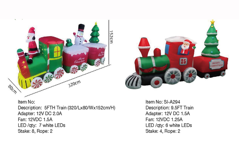 電車用インフレータブルライト