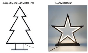 メタルモチーフライト（ツリー/スター）