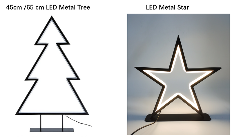 メタルモチーフライト（ツリー/スター）