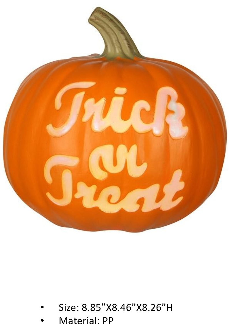 PPオレンジ色パンプキンモデルライト 