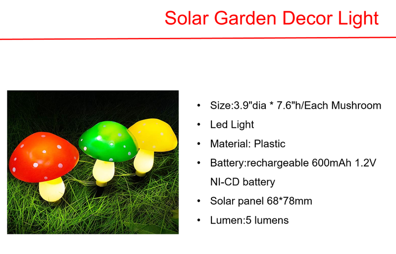 ソーラー LED ガーデン装飾ライト