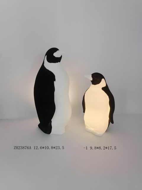 磁器 2 ペンギン ライト - 9
