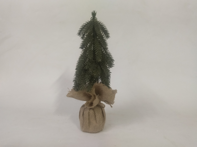 X'mas グリーン ミニツリー 布製洗面器付き - 29