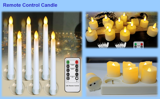 電子リモコンキャンドルライト - 1