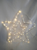 柔軟な銅線を備えた星型60ライト温かい白いLEDストリングライト - 透明な8モードUSBコネクタ、お祝い/装飾照明に最適