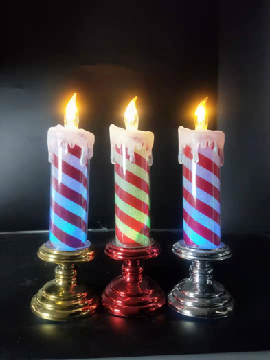 アクリル製の赤いキャンドルライト 2