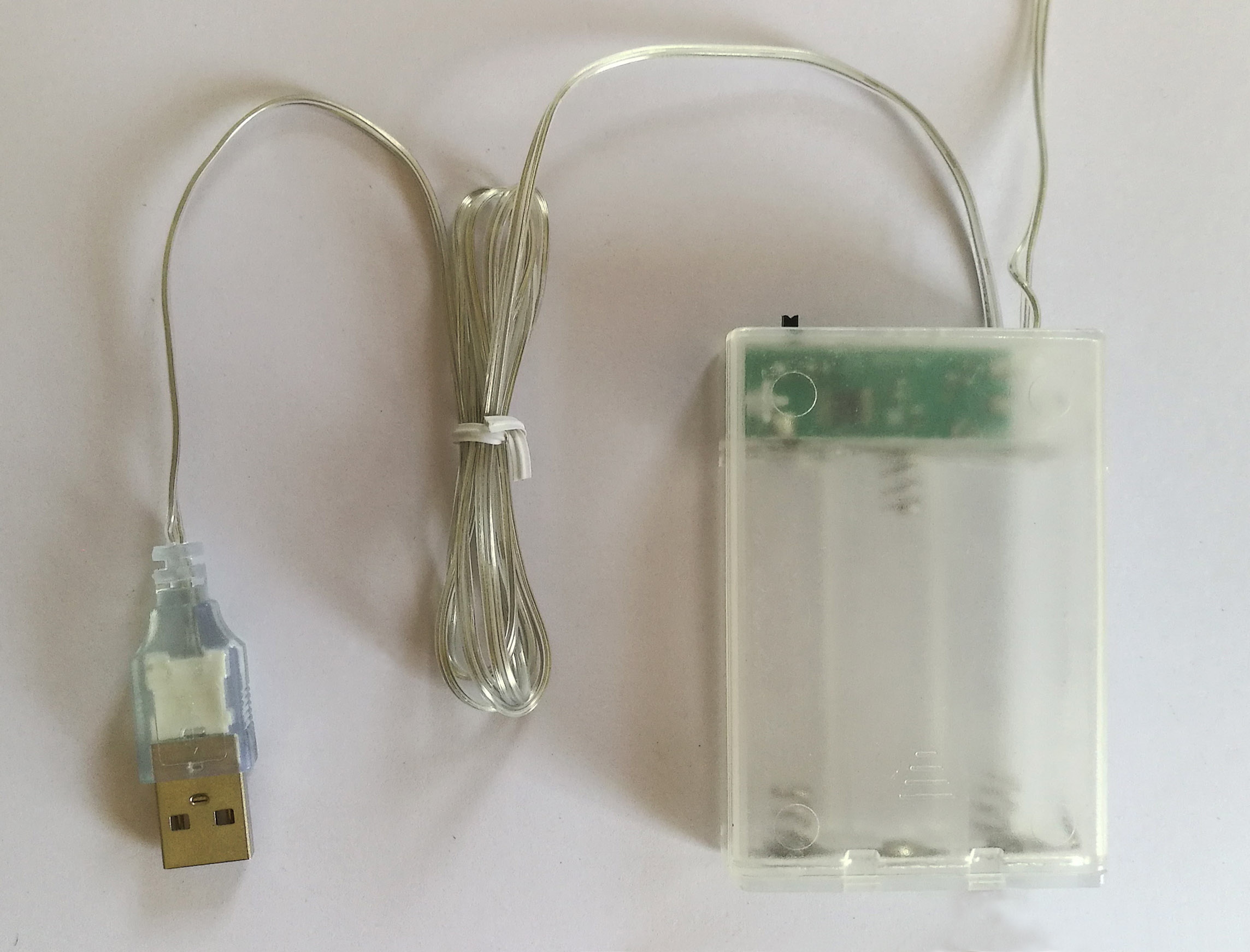 室内電池ボックス+USBコネクタ