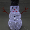 PS 3D 雪だるまクリスタル ライト 