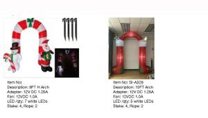 アーチインフレータブルライト