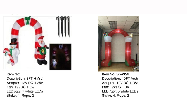 アーチインフレータブルライト