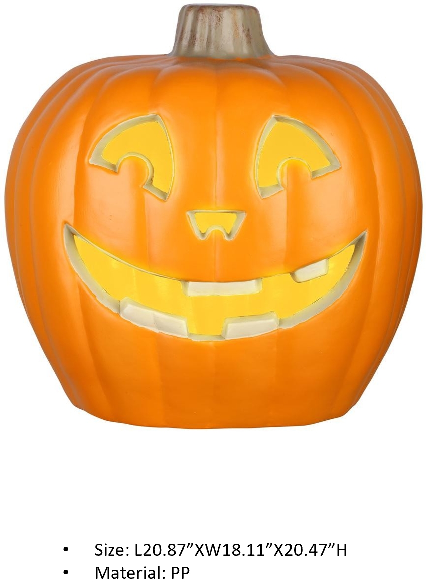 PPオレンジ色パンプキンモデルライト