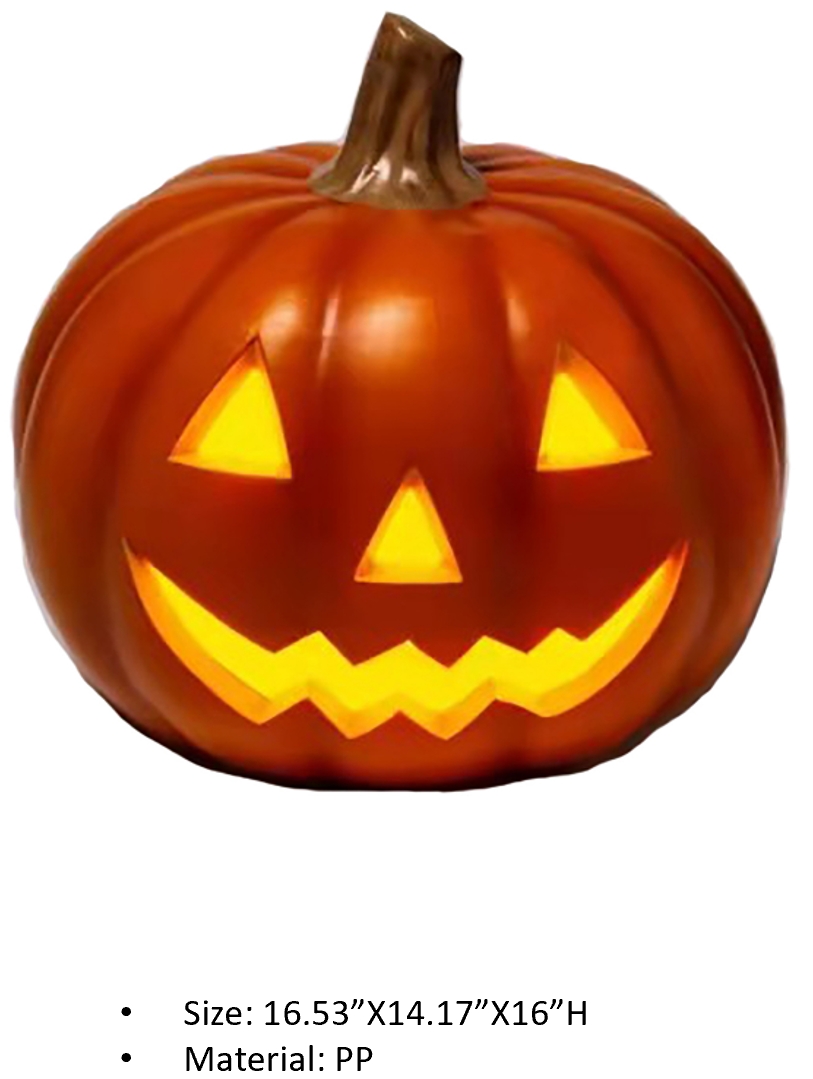 PPオレンジ色パンプキンモデルライト